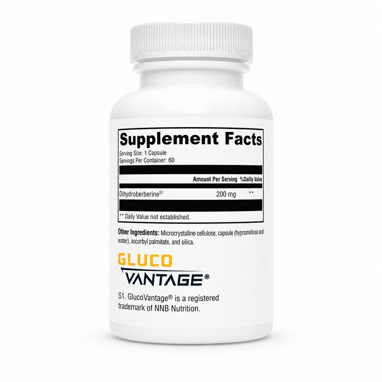 Supplement Facts label on a white background