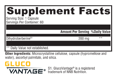 White background supplement facts label with black text listing nutritional information and ingredients.