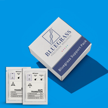 Bluegrass Precision Wellness support pack on a blue background