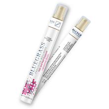 Two Bluegrass hair and nail support products on a white background